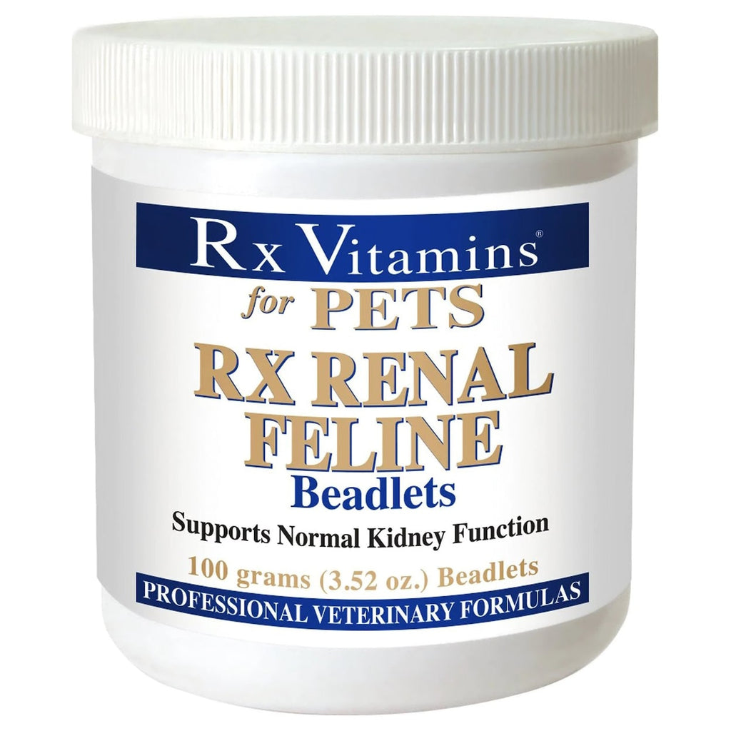RX Vitamins for Pets Rx Renal Feline Beadlets Kidney Support for Cats front slide 1
